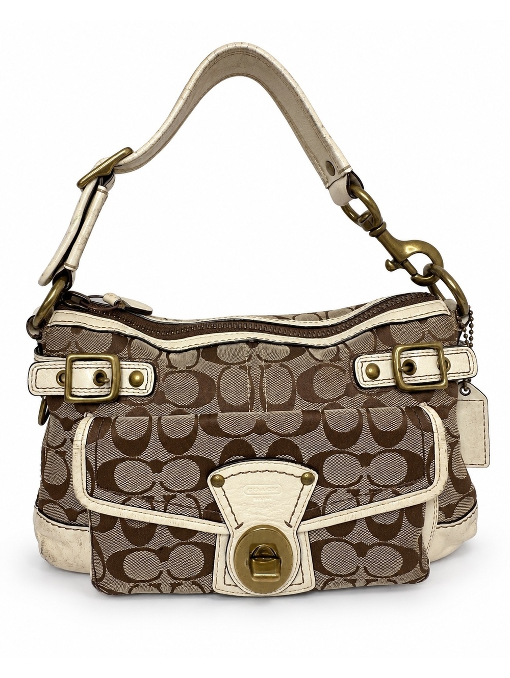 Coach Legacy 65th Anniversary Signature Turnlock Bag 11140 Y2K Rare